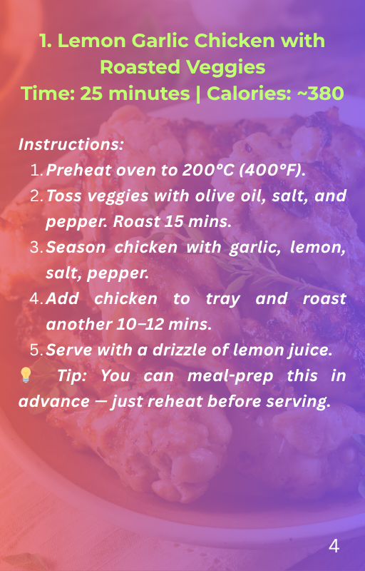 30 Healthy Dinners  in 30 Minutes